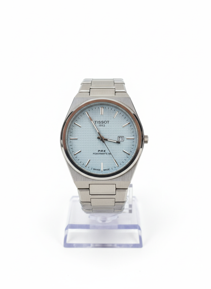 Tissot PRX Powermatic 80 Ice Blue Dial