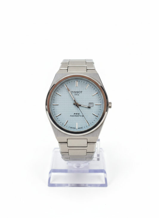 Tissot PRX Powermatic 80 Ice Blue Dial